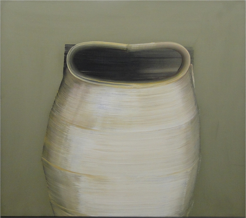SONG Hyun-sook, 6 Brushstrokes, 2008, Tempera on canvas, 110x100cm