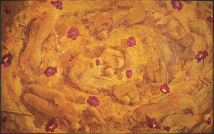 Song of the Flesh, 1997, Oil on canvas, 162.2x259cm