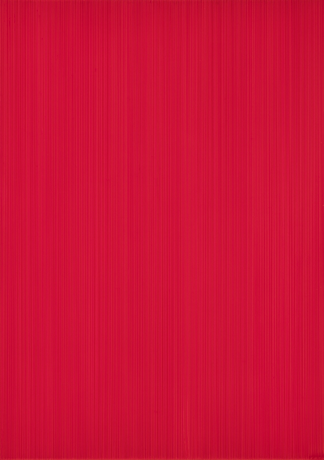 Who Likes Red?, 2017, Acrylic on epoxy resin, aluminum frame, 92x65x6cm