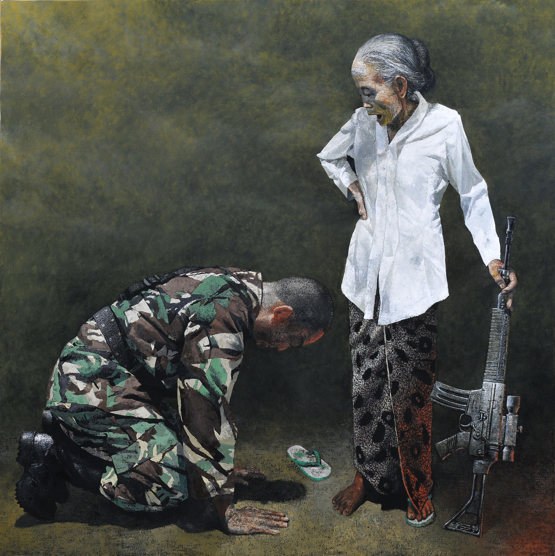 Forgiveness #2 2015 Oil on canvas 200x200cm