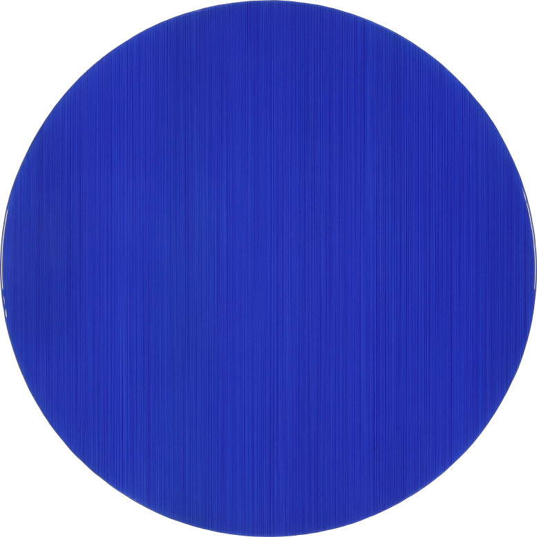 Who Likes Blue?, 2017, Acrylic on epoxy resin, aluminum frame, 91(d)x7cm