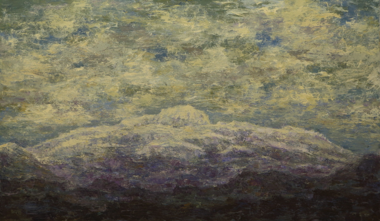 The Eternal Mountain, 2017, Acrylic on canvas, 197×333.5cm