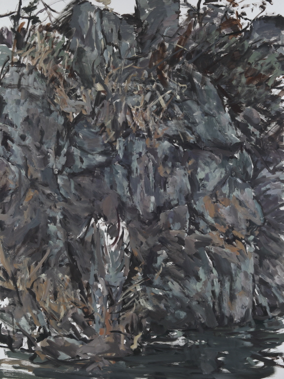 Temperature of the Boulder, 2020, Oil on canvas, 259x194cm PhotoⓒLim Jang Hwal