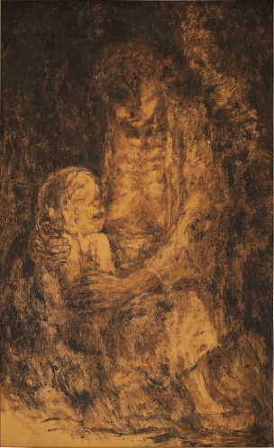 Empty Breast, 1992, Oil on canvas, 116.7x72.7cm