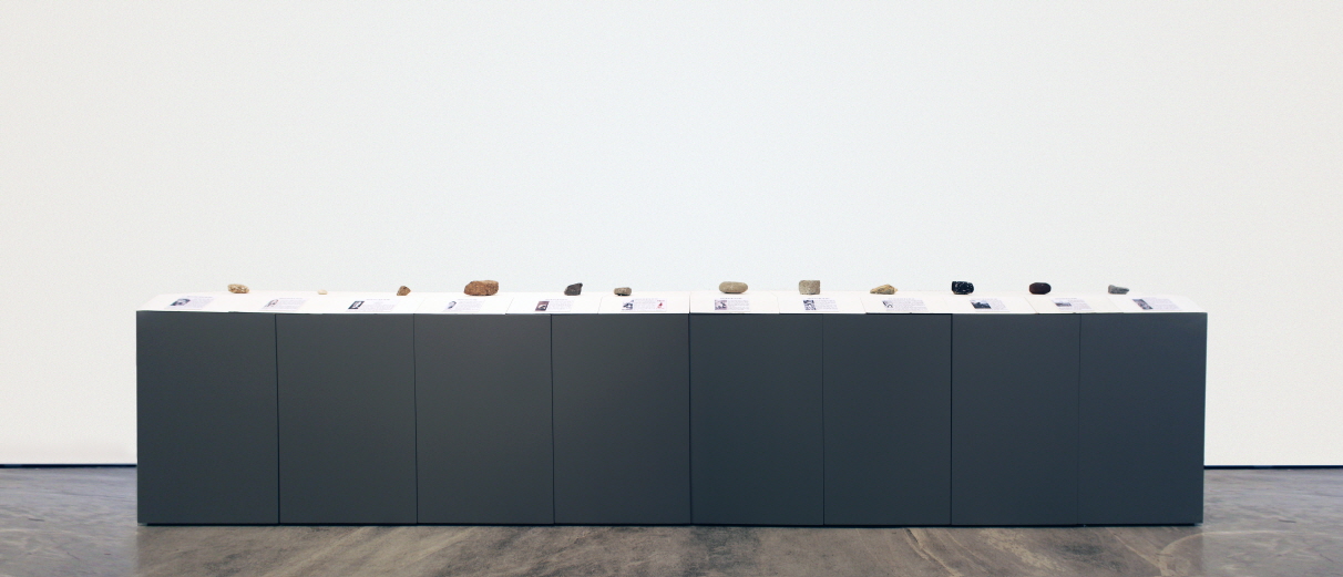 LEE Taeho, A Modern History of Cobblestones (series), 2010, Mixed media, Dimensions variable (x12)