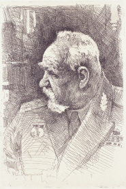 E. N. Pavlovski, 1958, Etching, 19.2×12.8cm