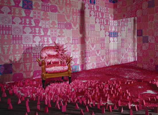 Pink Room, 2016, Mixed media, Variable size