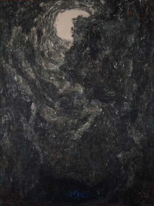 Geomeolchang (Deep Vertical Cave in Jeju Island), 2009, Acrylic on canvas, 259x193cm