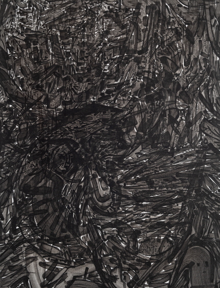 PARK Gwangsoo, Dark Forest, 2018, Acrylic on canvas, 53x40.9cm