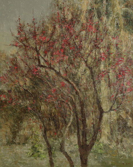 Spring Scenery, 2018, Acrylic on canvas, 162×130cm