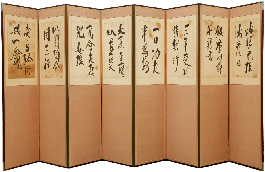 Chusa (秋史) Kim Jeong-hui (金正喜, 1786~1856), Chil-uhn-si-goo-jip 七言詩句集, mid 19th century, ink on paper  紙本墨書, 56.5x36.5(8)cm ⓒHakgojae Gallery