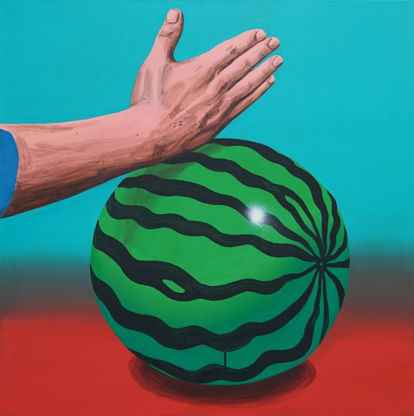 LEE Woosung, Midsummer, 2015, Acrylic Gouache on canvas, 91x91cm