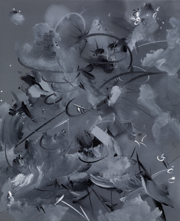Figment 1c, 2015, Oil and acrylic on canvas, 61 x 49.5cm