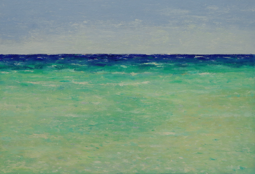 Horizon, 2018, Acrylic on canvas, 112×162cm