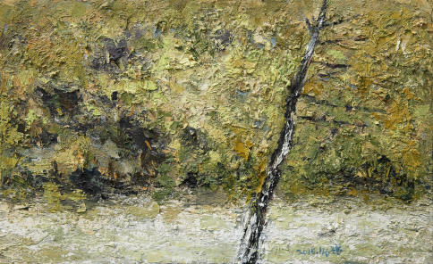 Spring, 2014, Oil on canvas, 33.3x53cm