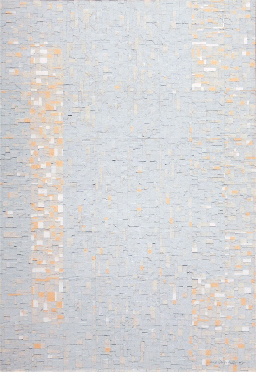 Chung Sang Hwa, Untitled, 1987, Collage on paper, 80x55cm