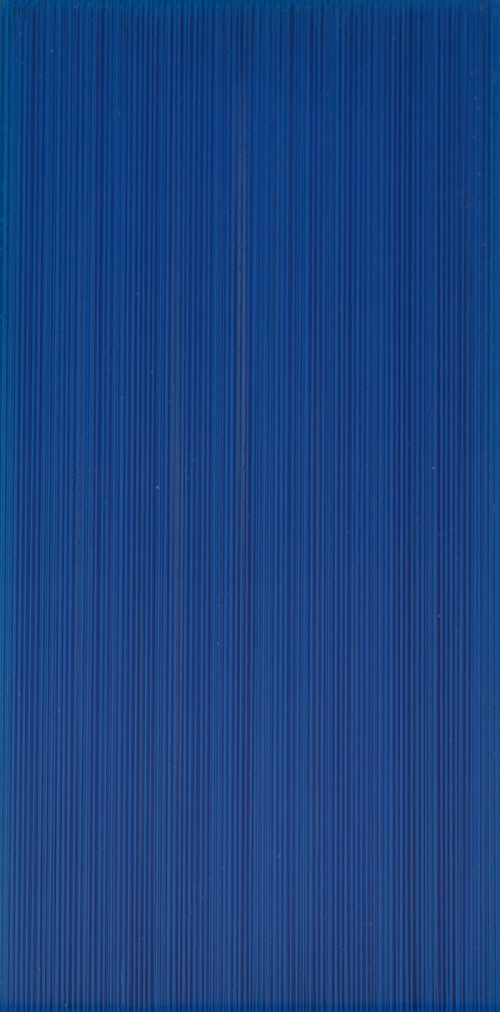 KIM Hyunsik, Who likes K Blue？, 2016, Acrylic on epoxy resin, wooden frame, 40.5x21.5x7cm