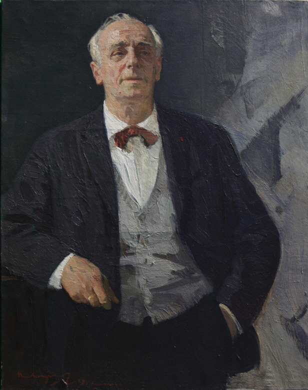Portrait of the Nation’s Actor Mikhail K. Yekaterinensky, 1969, Oil on canvas, 100×80cm