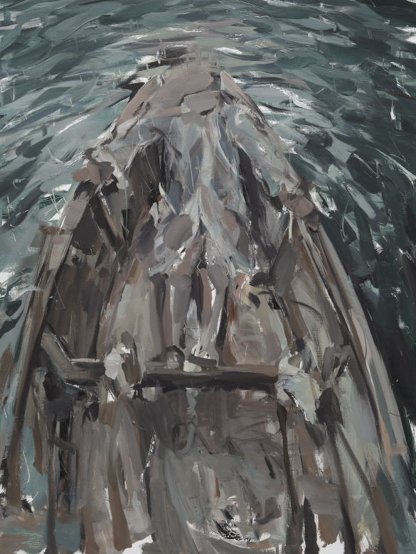 Rowboat, 2020, Oil on canvas, 130x97cm PhotoⓒLim Jang Hwal
