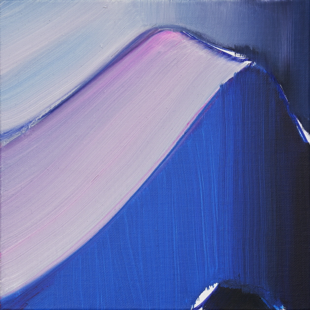 Upper Side of 〈Myung Ui〉, 2020, Oil on canvas, 24.2x24.2cm