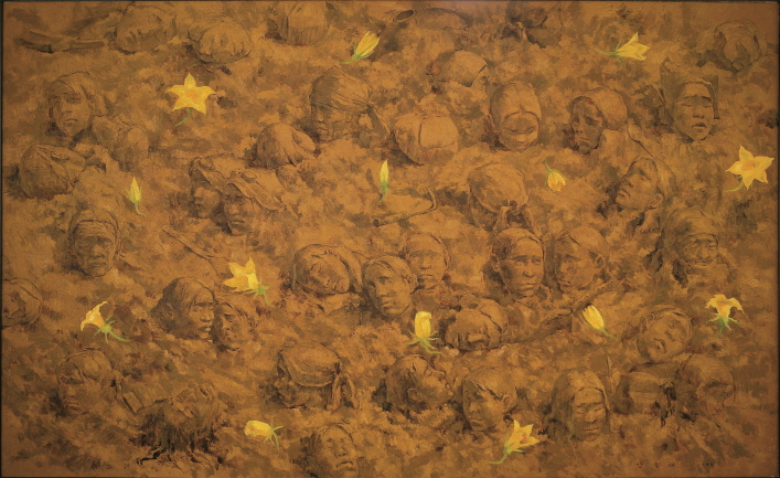 Song of the Soil, 1995, Oil on canvas, 162.2x259cm