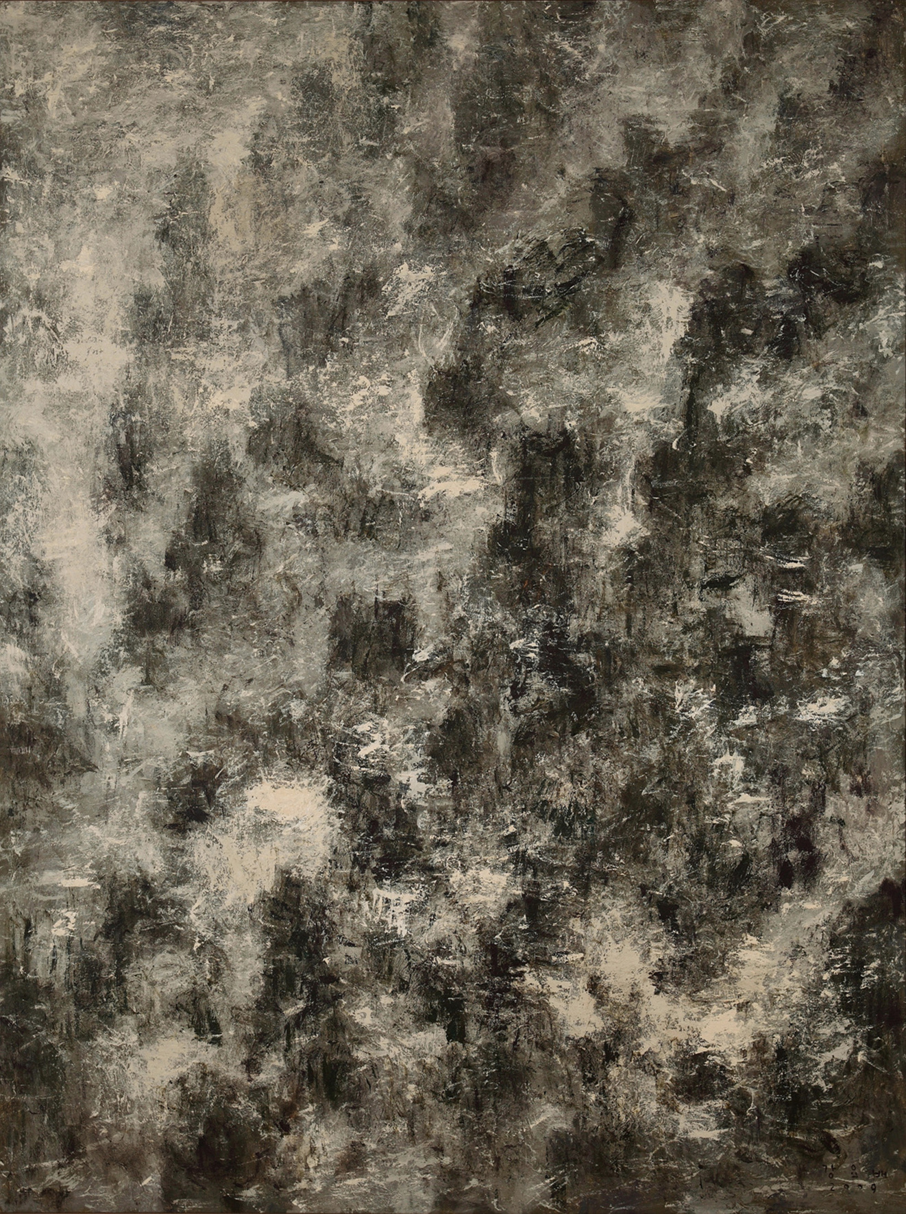西北峭壁, 2009, Acrylic on canvas, 259x194cm