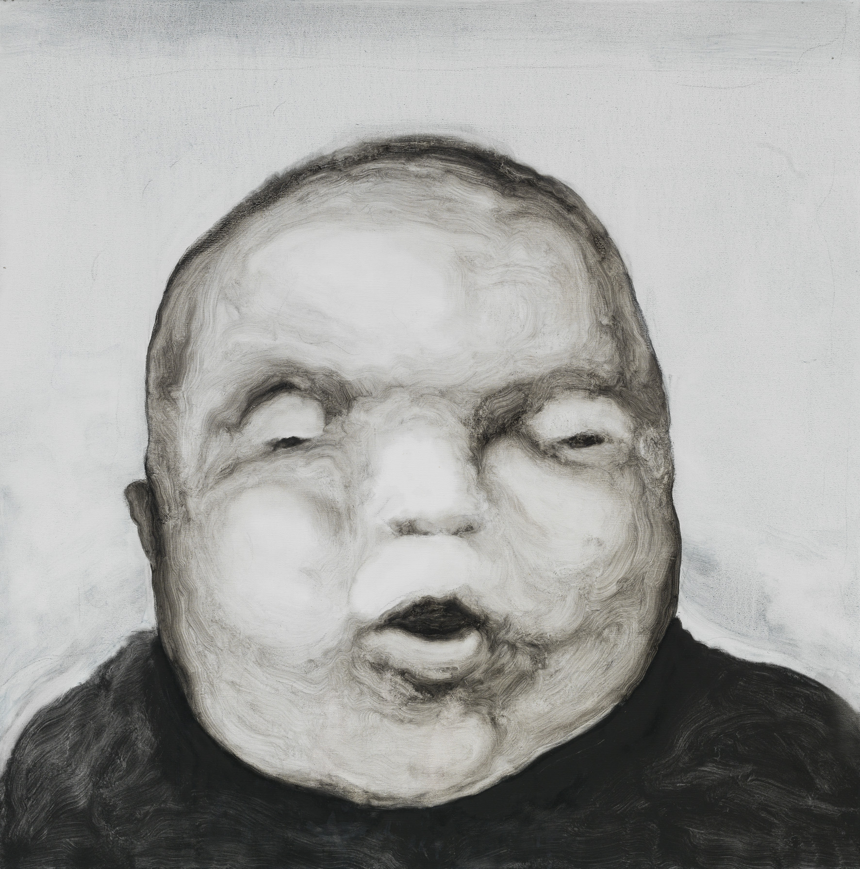 婴儿 No.3, 2012, Oil on canvas, 120x120cm