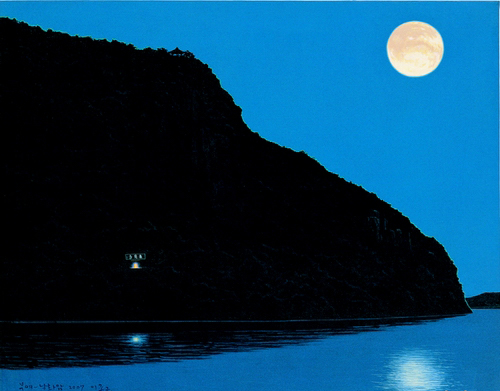 LEE Jong-gu 扶余-落花岩 2007 Acrylic on Canvas 73x91cm