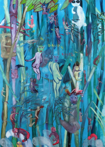 YOU Hyeonkyeong Forest Friends 2010 Oil on canvas 227.3×162.1cm