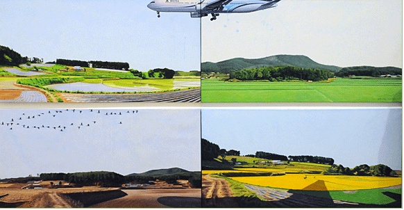 LEE Jong-gu Portrait-Season 2009 Acylic on Korean paper 73x145cm (each) 4pcs