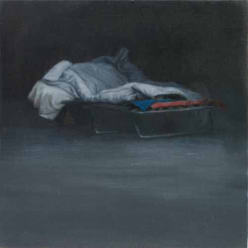 Tim EITEL Untitled(Cot) 2009 Oil on canvas, 22.9×22.9cm