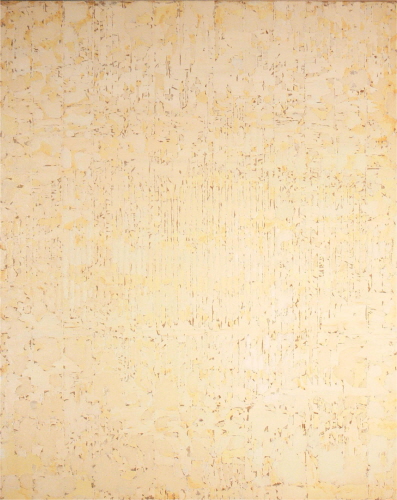 CHUNG Sang-hwa 無題 73-B  1973  Frottage on Canvas  130 x 162cm