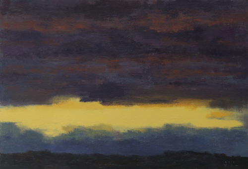 Dawn  2013  Acrylic on canvas  112x162cm