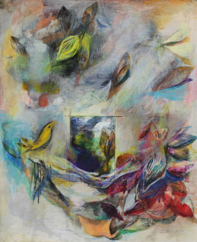 Shell of Stock #30, 2012, Mixed media on paper, 46x38cm